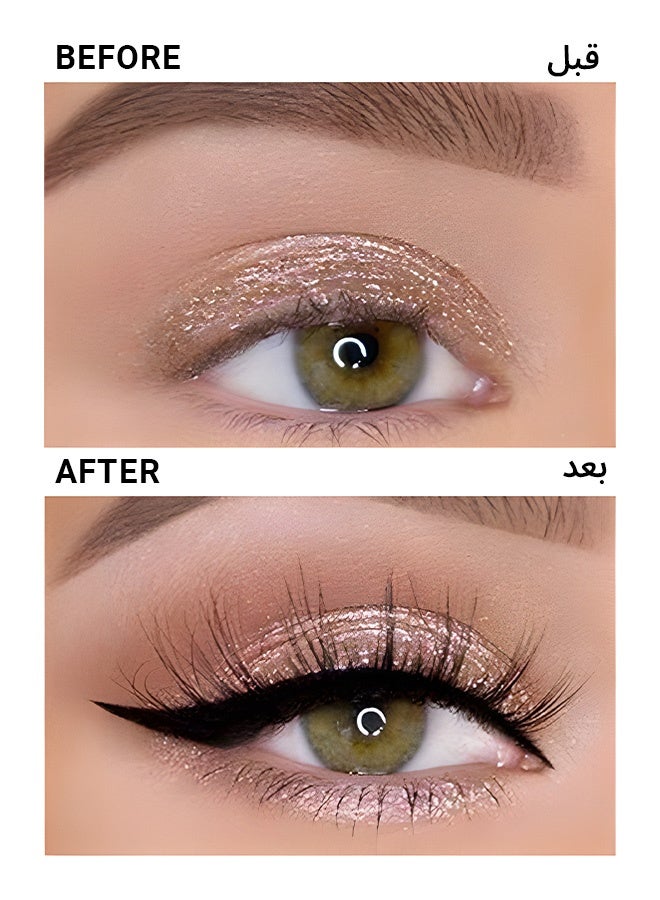 BOB Waterproof Gel Eyeliner Pencil – 24H Smudge-Proof Black Kajal, Ultra-Creamy for Waterline & Smoky Eye, Long-Lasting Heat-Resistant Formula - Image 3